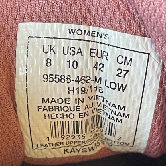 K-Swiss Womens Navy and Pink Sneakers. Size 10 - Picture 5 of 6